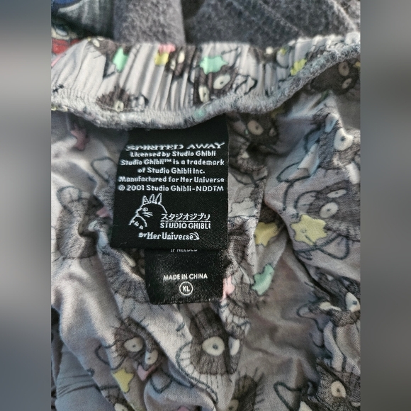 Her Universe Studio Ghibli Spirited Away Soot Sprite Button-Front Skirt - Picture 9 of 11